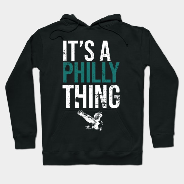 Its A Philly Thing football Hoodie by Doxie Greeting